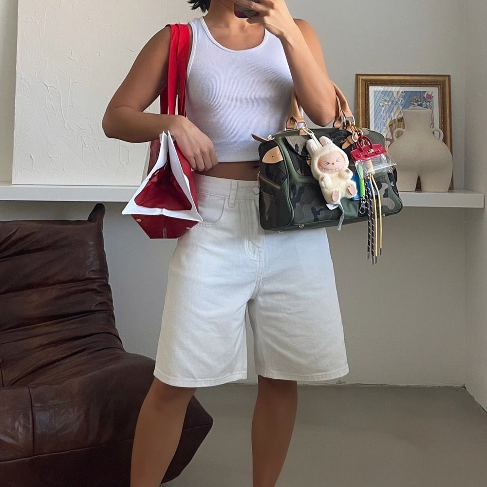 Serena Bermuda Shorts - White