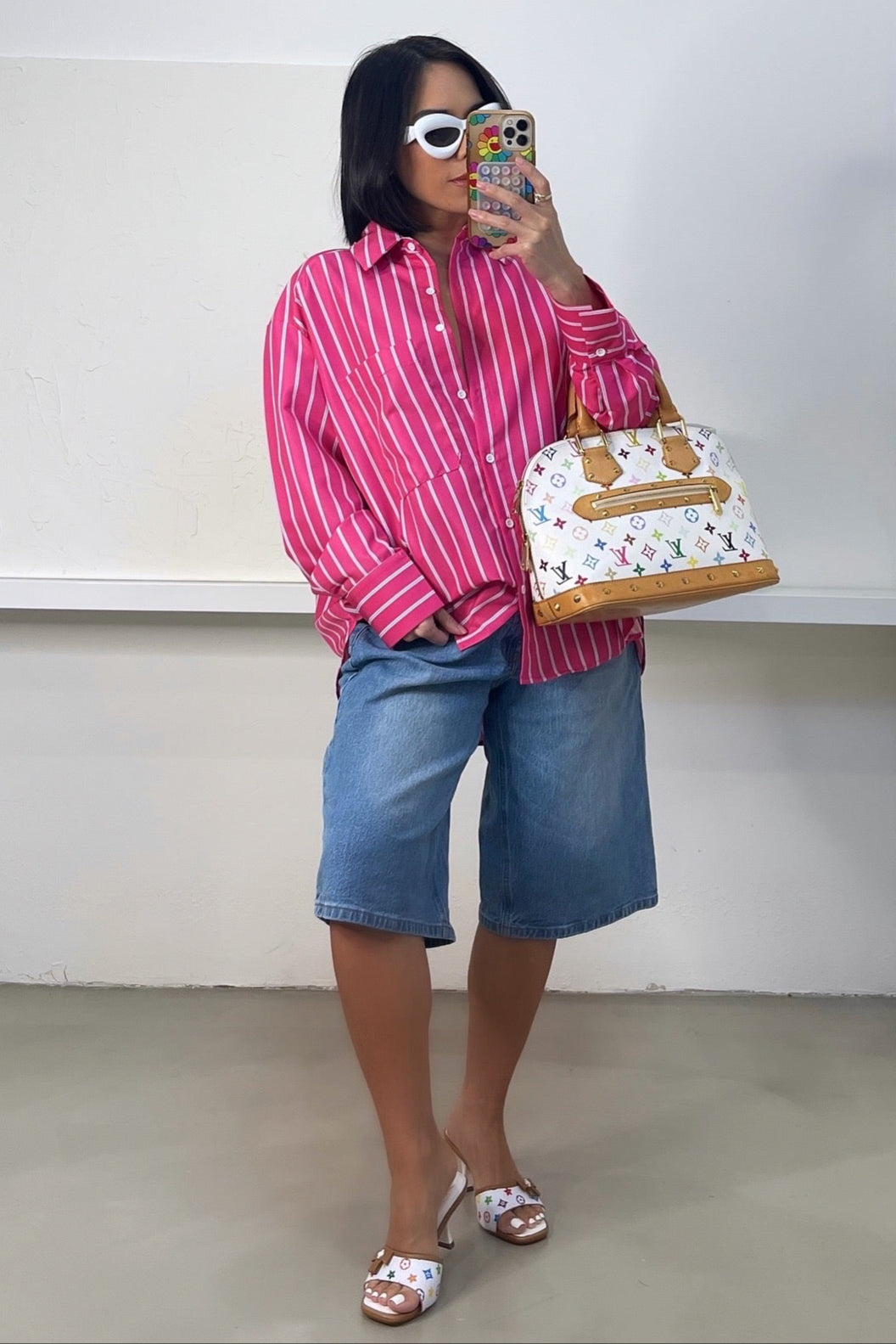 Ford Oversized Shirt - Pink