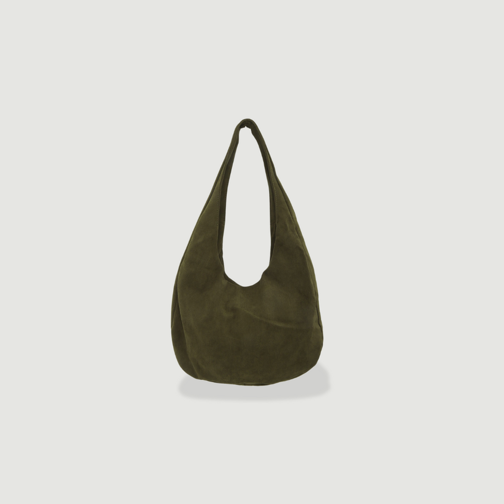 
                      
                        Slouchy Faux Suede Shoulder Bag - Olive
                      
                    