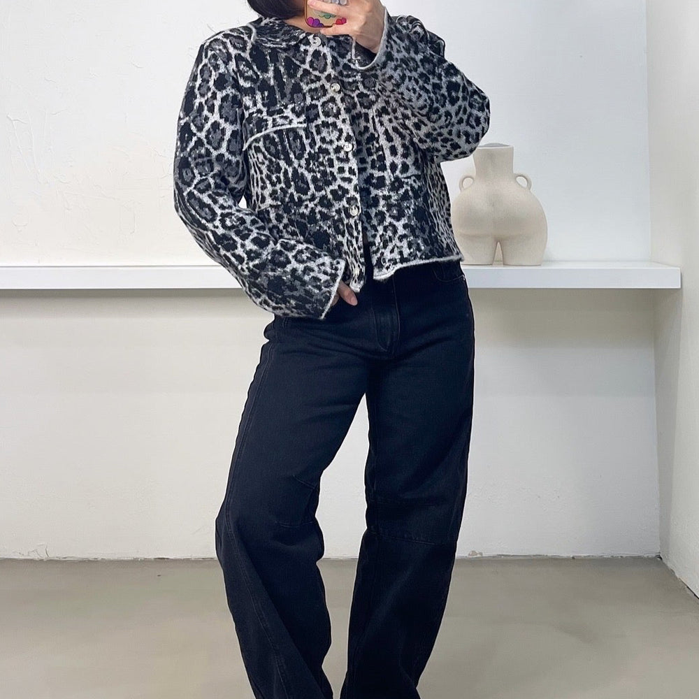 Julia Knit Sweater - Leopard