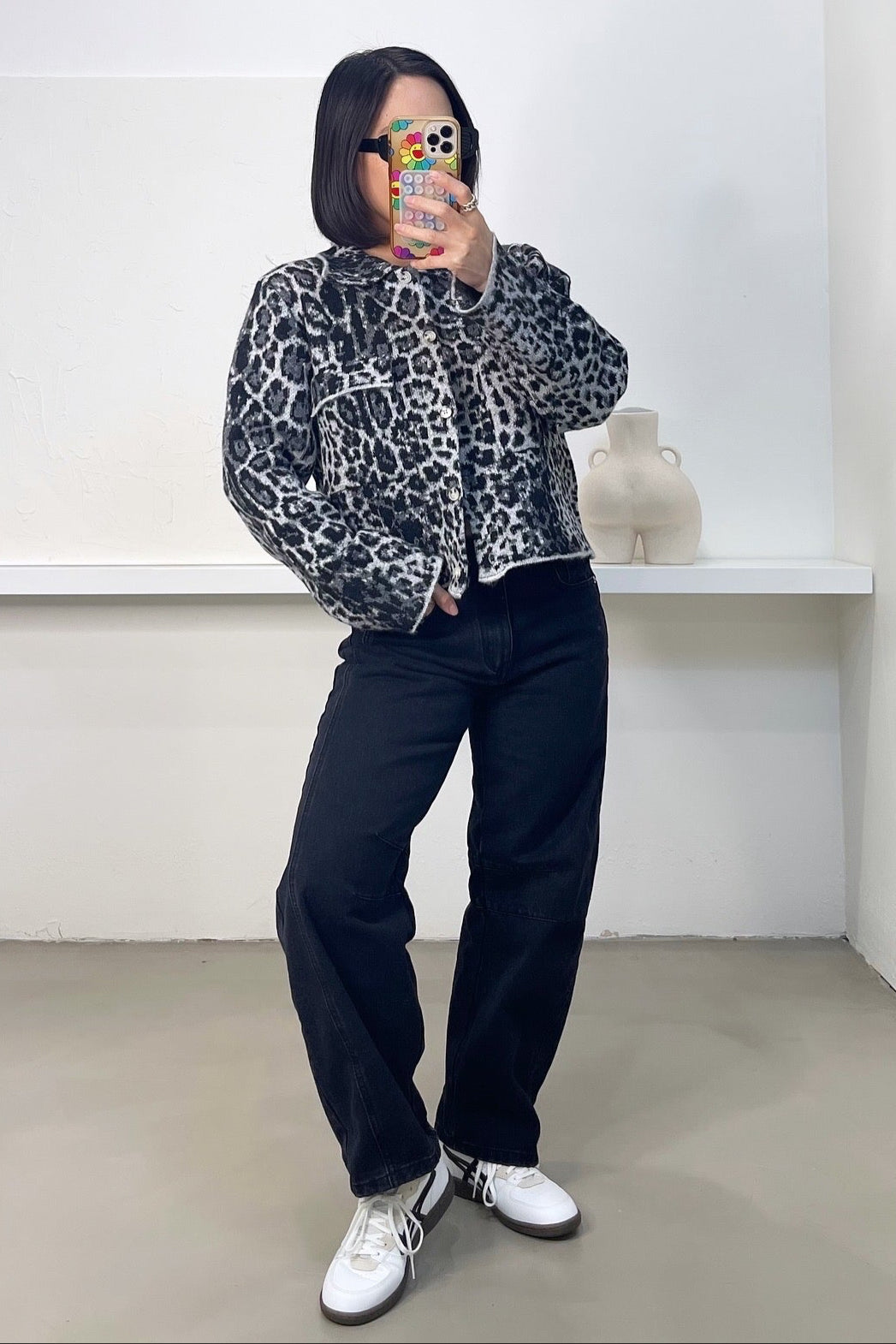 Julia Knit Sweater - Leopard