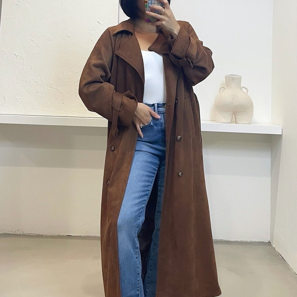 
                      
                        Sienna Trench Coat - Brown
                      
                    