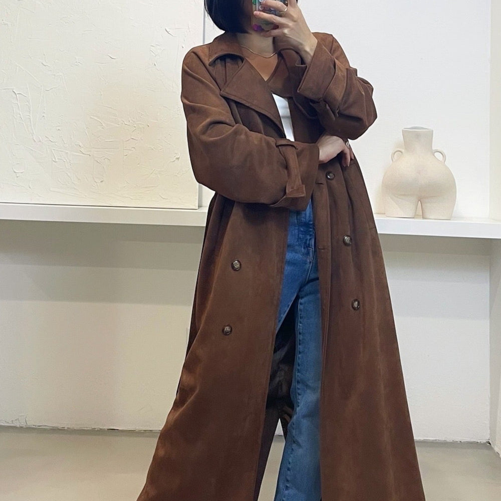 
                      
                        Sienna Trench Coat - Brown
                      
                    