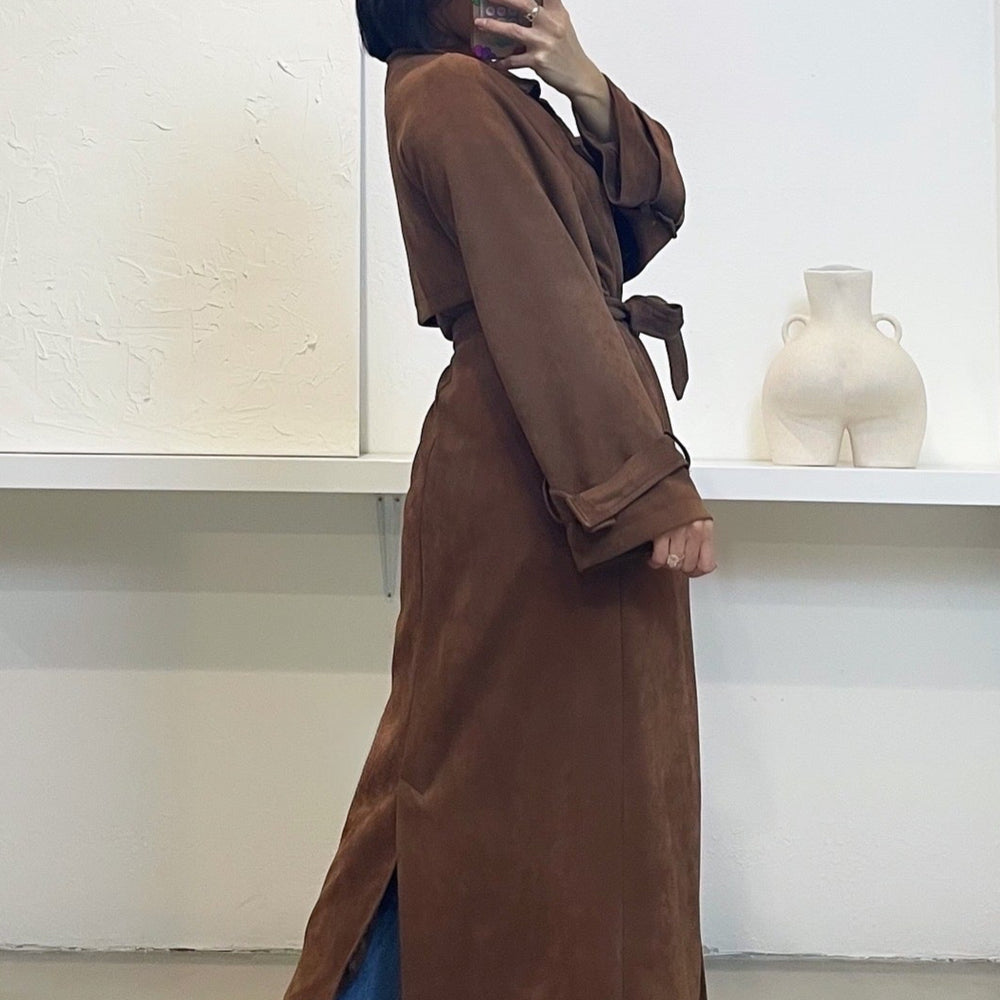 Sienna Trench Coat - Brown