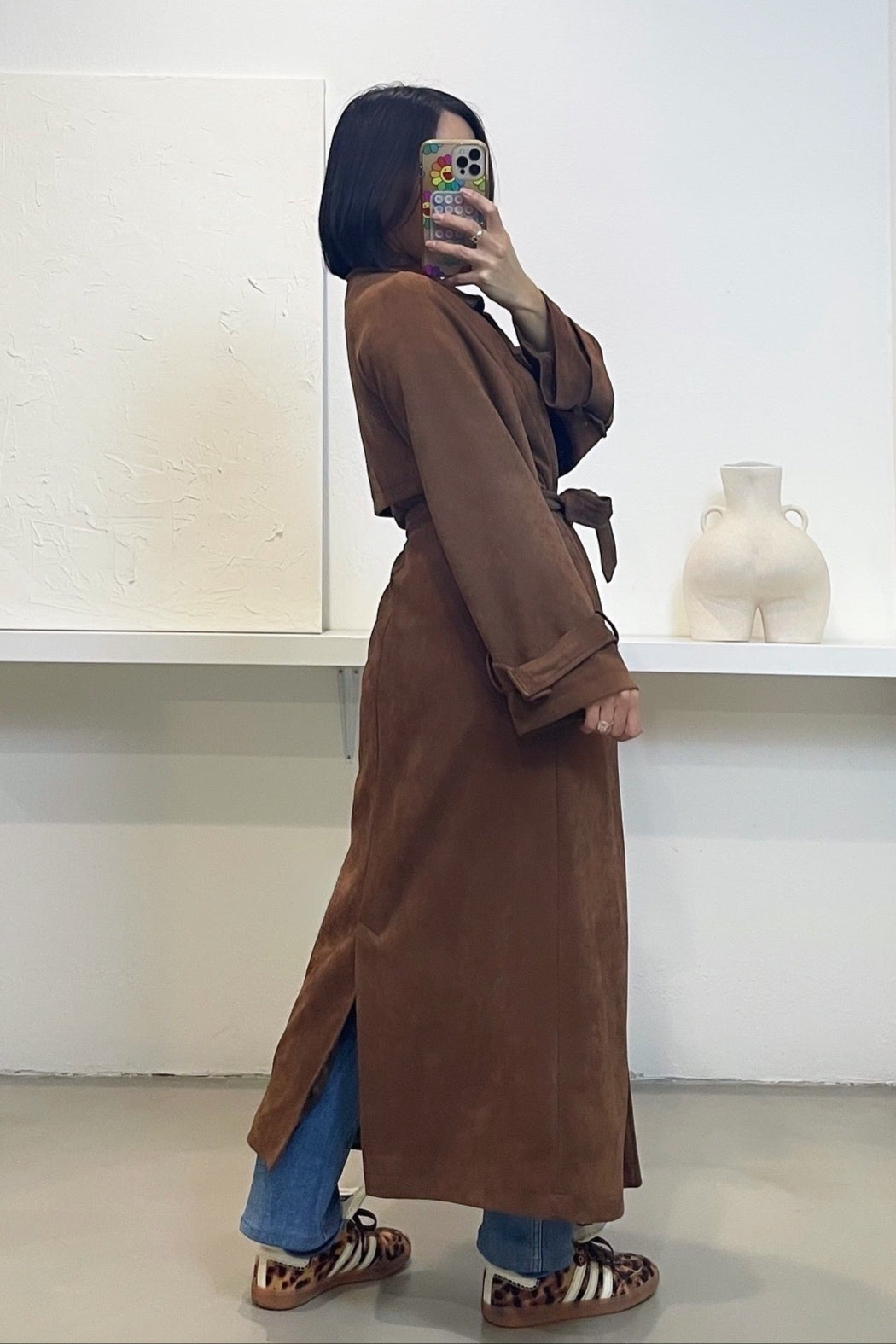 Sienna Trench Coat - Brown