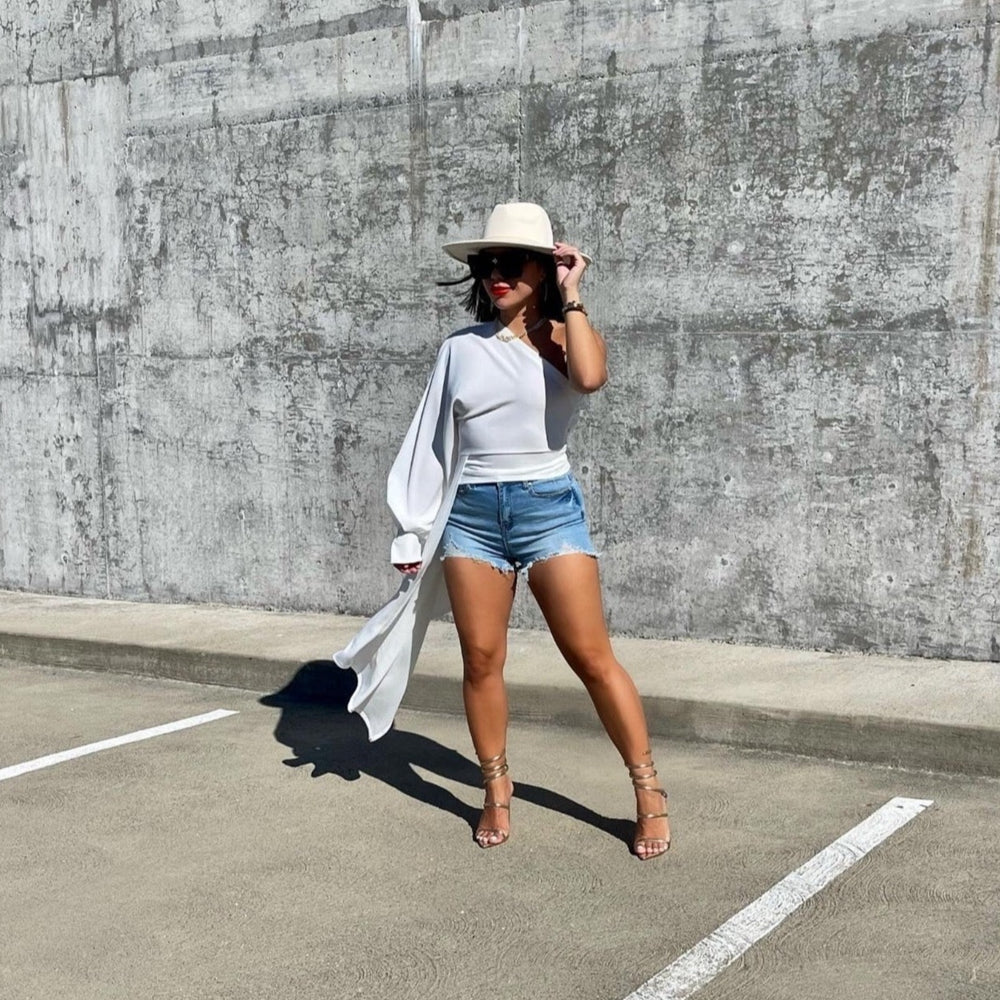 
                      
                        Teah Asymmetrical Blouse - Trice Boutique
                      
                    