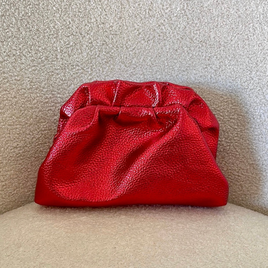 Starr Red Clutch - Trice Boutique