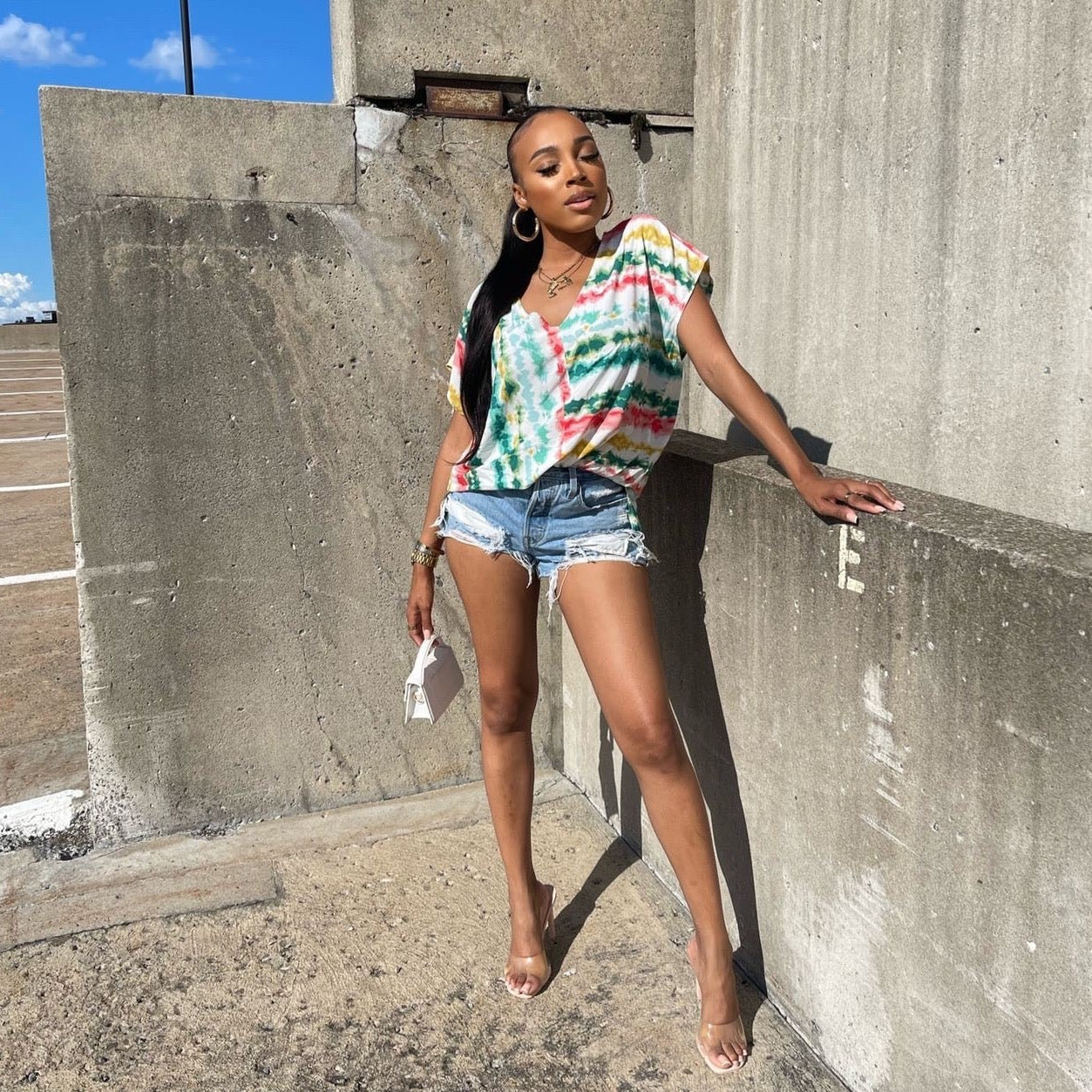 Chaye Color Burst Blouse - Trice Boutique